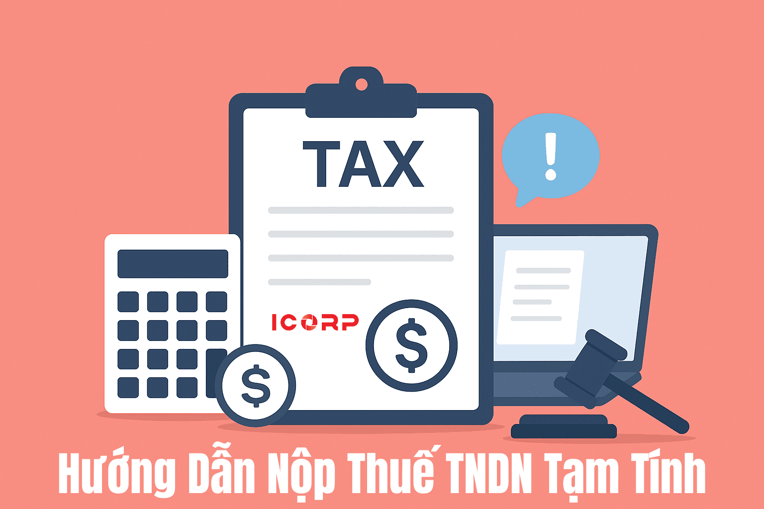 Hướng Dẫn Nộp Thuế TNDN Tạm Tính Theo Quý Năm 2025 Online